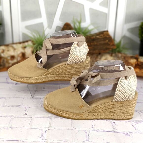 Viscata Gava Canvas Espadrille Wedges - Picture 5 of 12